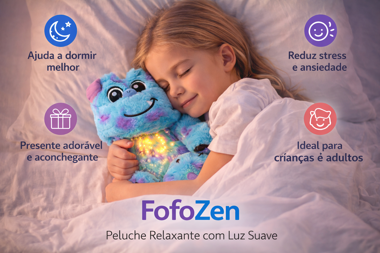 Peluche relaxante com respiração real