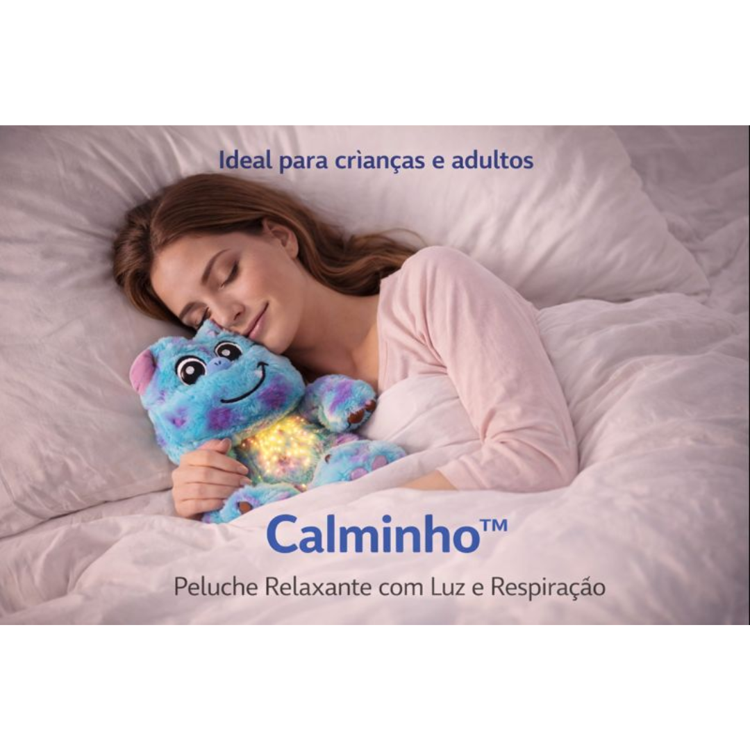 Peluche relaxante com respiração real